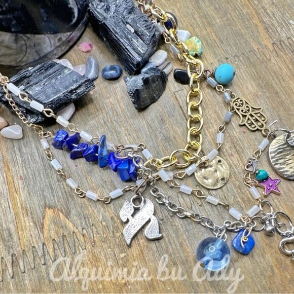 Alquimia Multicolor Charm Necklace - Picture 2 of 5